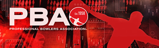 pba logo over red background