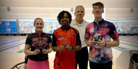 Tyshaun Baxter, Jillian Martin, and Brandon Bohn win inaugural PBA Jr. South Regional - Global Hero 