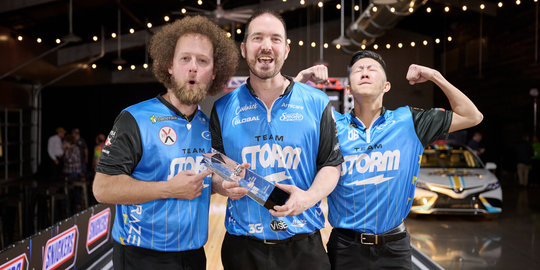 Kyle Troup, Sean Rash and Darren Tang lead Team Storm to victory at the PBA All-Star Skills Showdown