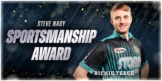 Richie Teece Voted 2024 PBA Steve Nagy Sportsmanship Award Winner